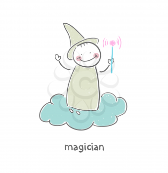 Magician. Illustration.